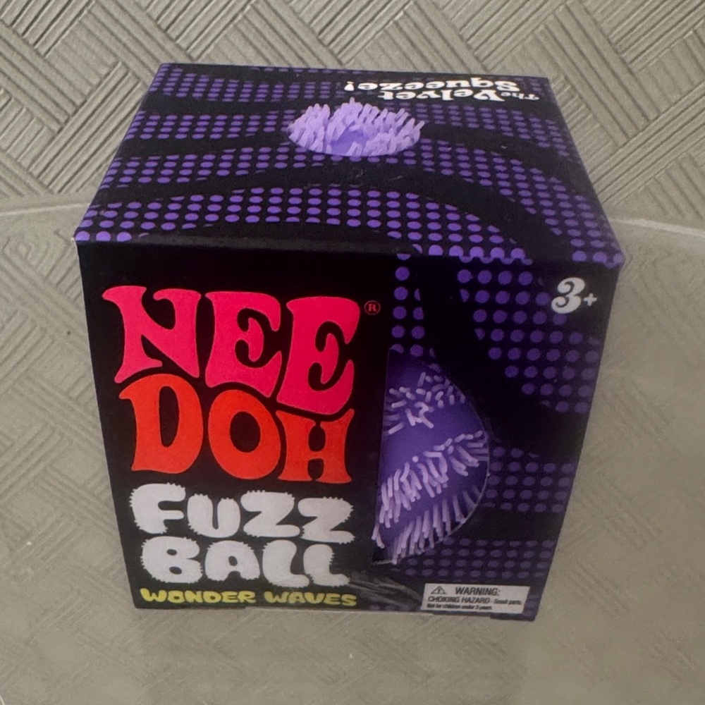 NeeDoh Fuzz Ball Wonder Waves - Purple